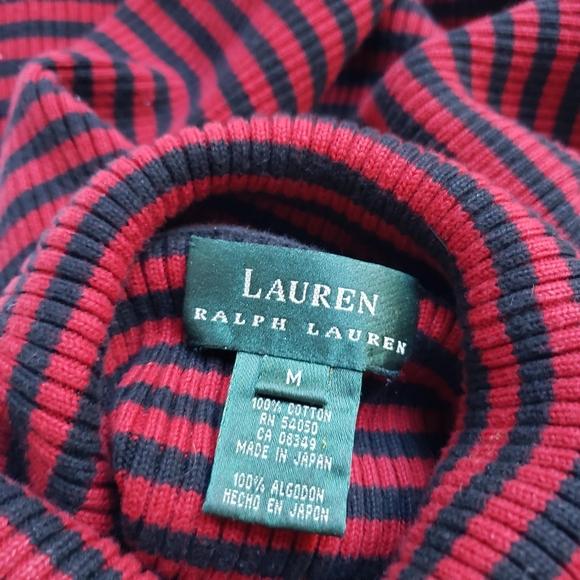 ❌SOLD❌ Ralph Lauren Hand Stitched Punk Turtleneck - Picture 3 of 3